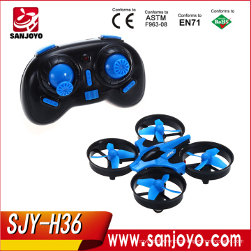 JJRC Mini Drone H36 4CH 6 ejes Gyro RC Quadcopter con modo sin cabeza / interruptor de velocidad Función de retorno de una tecla RTF Luz LED Dron